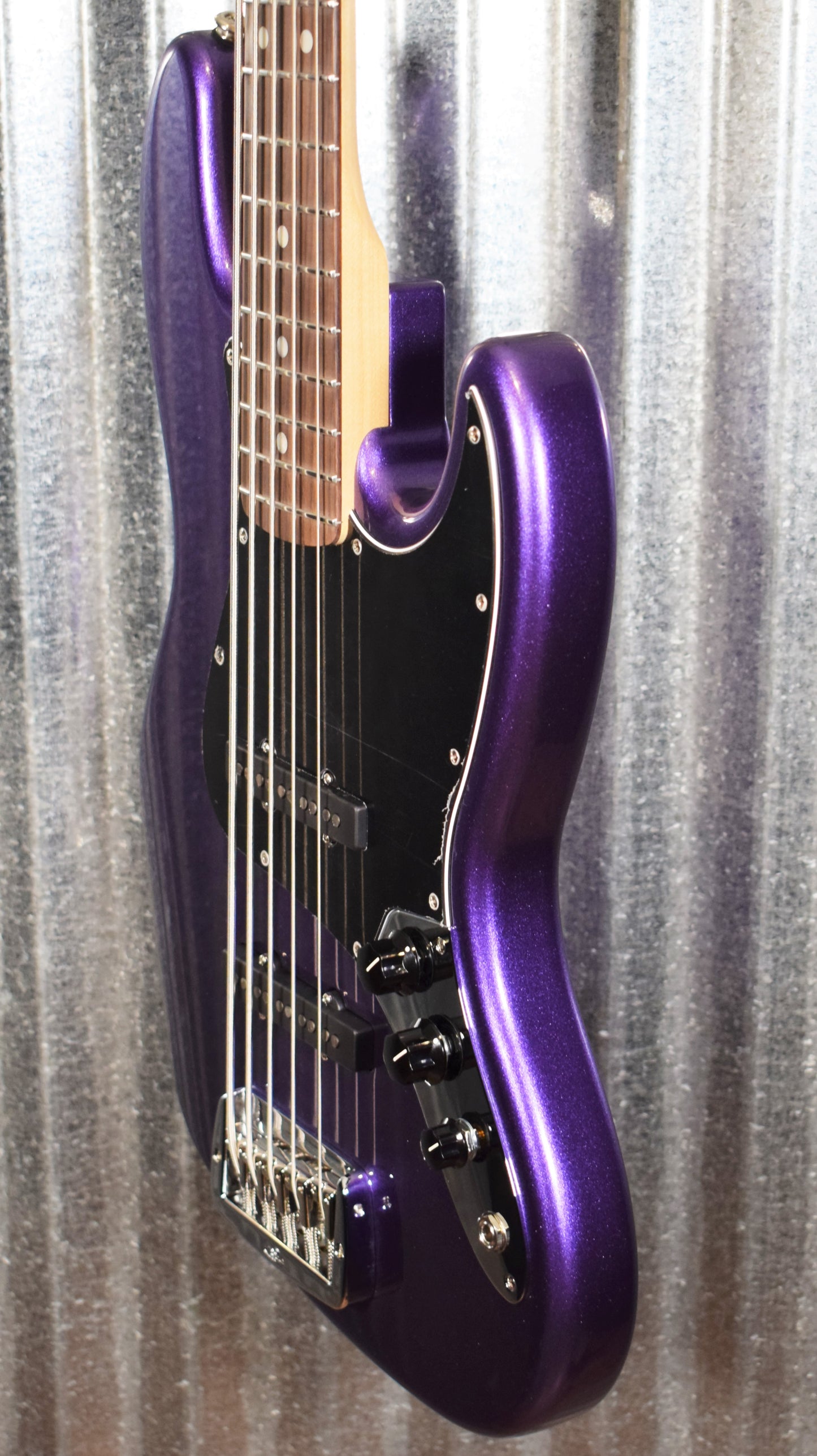 G&L USA JB-5 5 String Jazz Bass Royal Purple & Case JB5 #1210