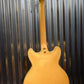 Washburn HB35NK Semi Hollow Electric Guitar Natural Flame Top & Hard Case #616