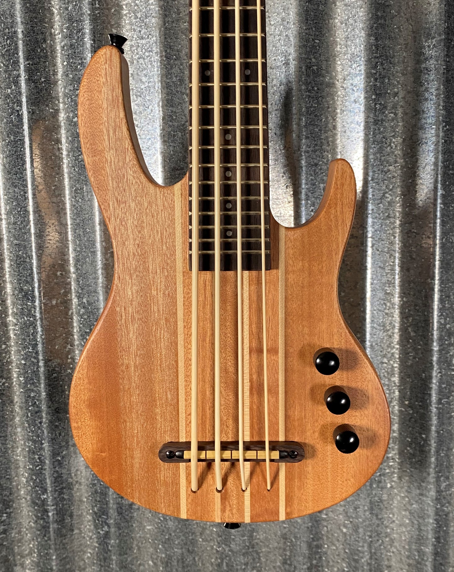 Smiger EUB-01M-NL Neck Through Electric Ukulele Bass Natural #0001