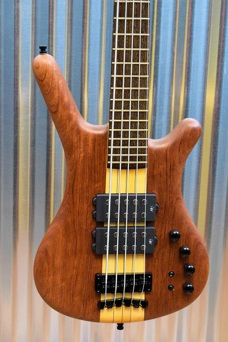 Warwick German Custom Shop Corvette $$ NT 5 String Bubinga Basic Bass & Bag #316