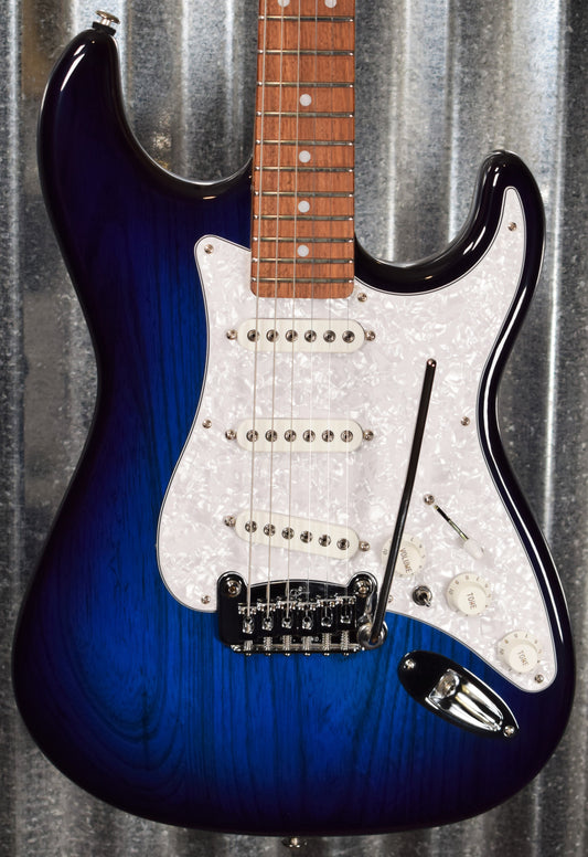 G&L USA Fullerton Deluxe S-500 Blueburst Guitar & Case S500 #5059