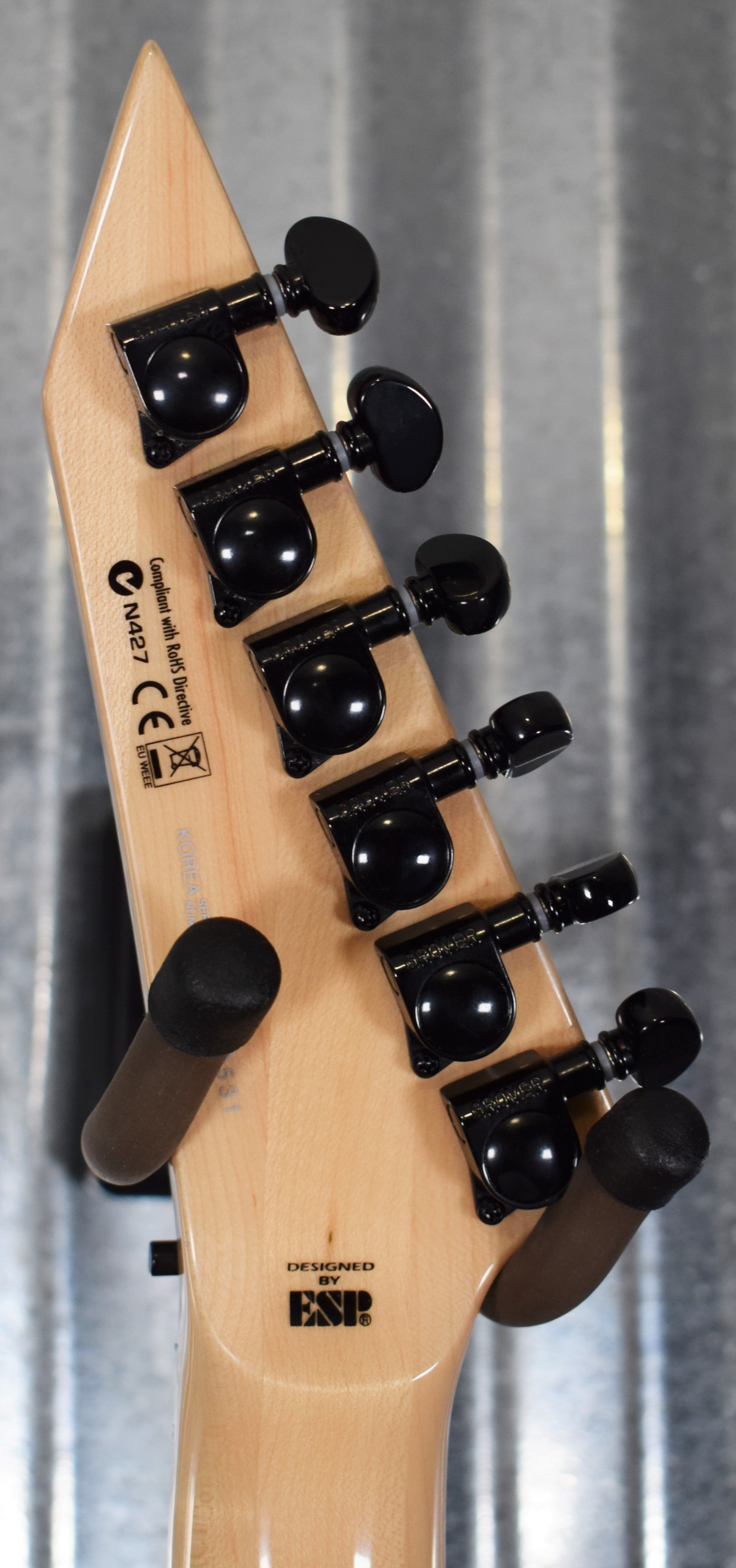 まいまい様 ESP LTD MH-1000 Evertune Flame Top See Through Black EMG