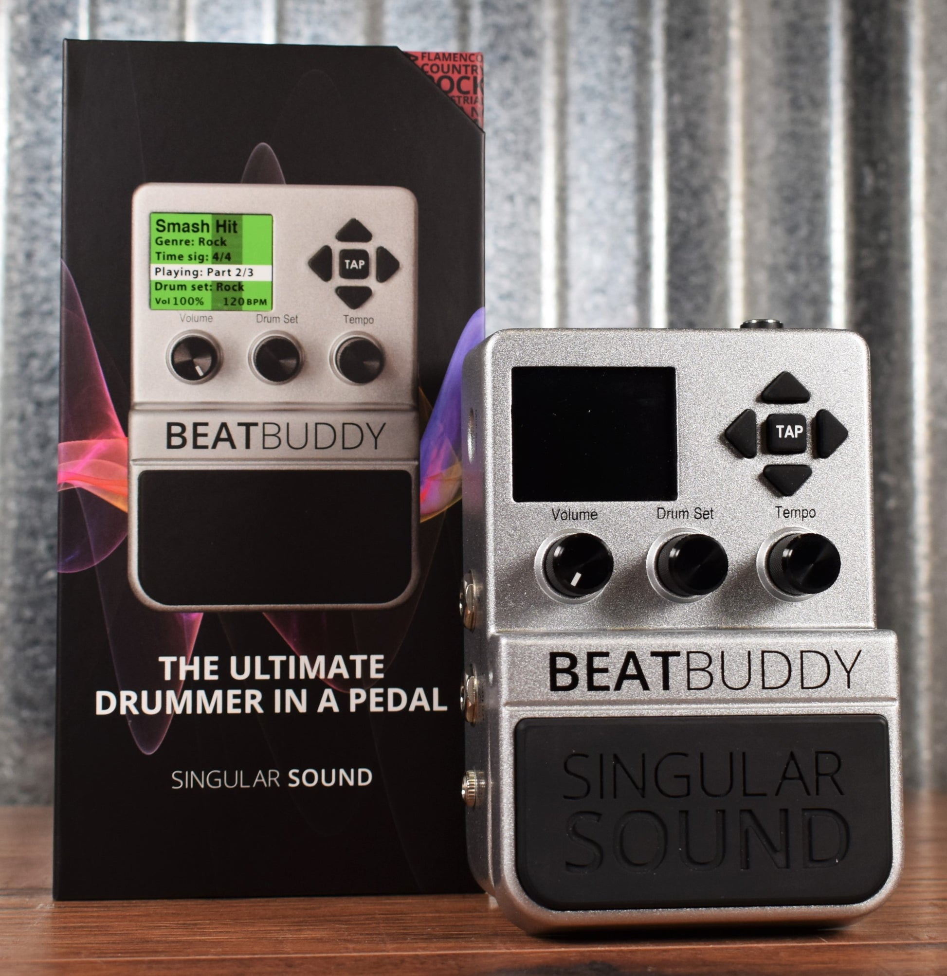 drum effects pedal for guitar Singular Sound BeatBuddy Drum Machine Guitar Effect Pedal