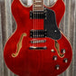 Westcreek 333 Semi Hollow Body 335 Transparent Red #0128 Used