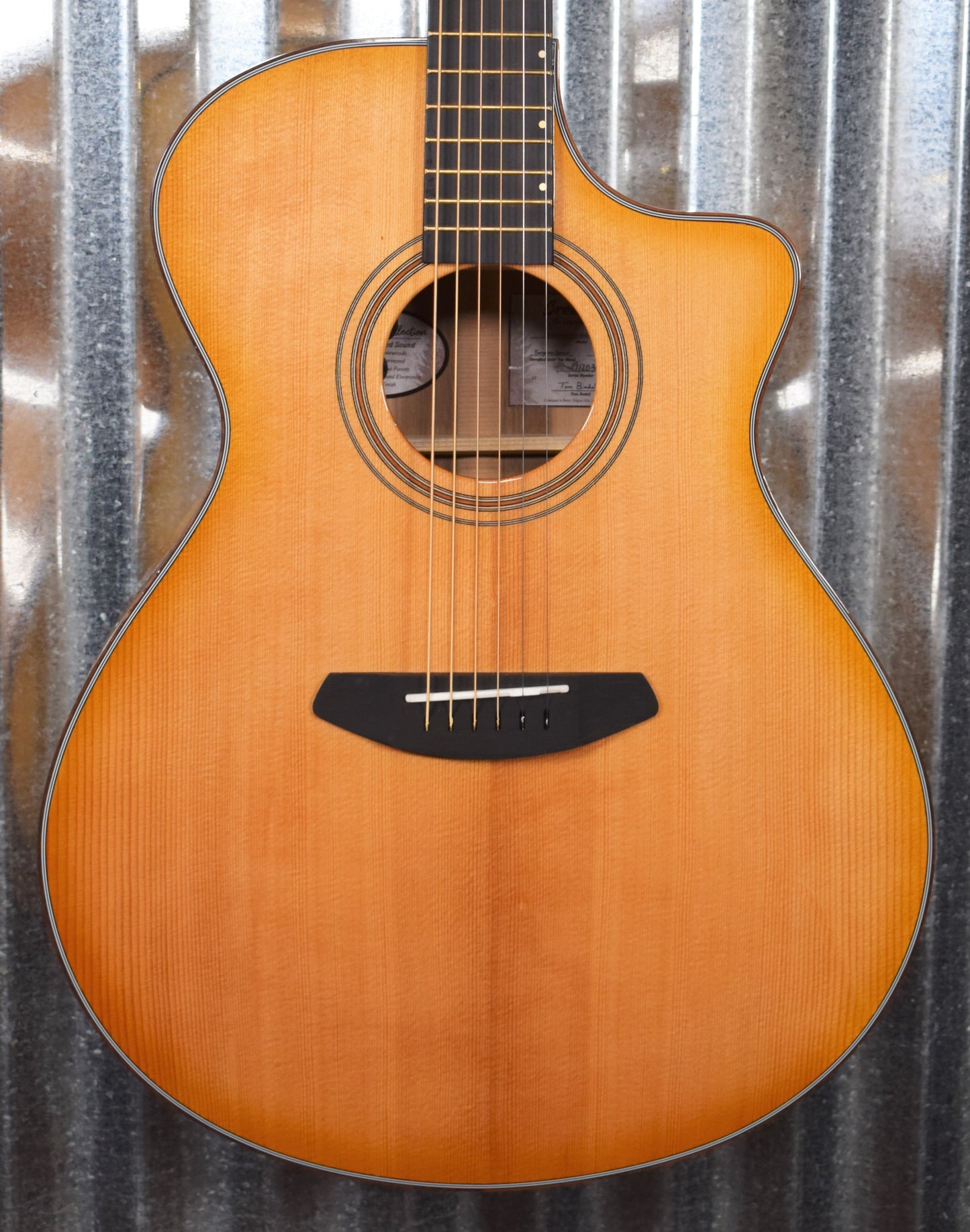 Breedlove Organic Artista Concerto Natural Shadow CE Torrefied Acoustic Electric Guitar & Bag #3315