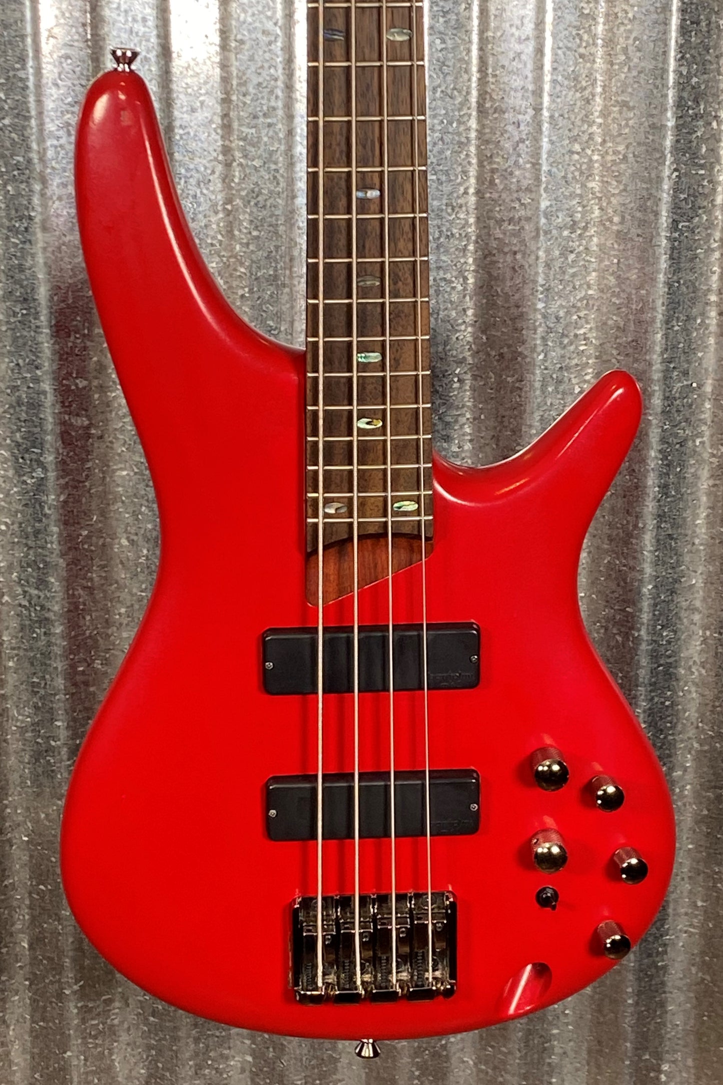 Ibanez Soundgear SR500 4 String Active Bass Red #0994 Used