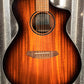 Breedlove Discovery S Concert CE Edgeburst Mahogany Acoustic Electric Guitar #1824
