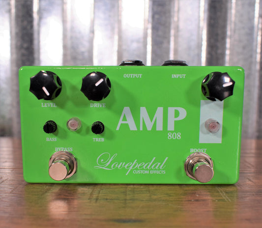 Lovepedal AMP808 TS808 Style Overdrive Boost Guitar Effect Pedal Used