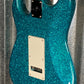 G&L USA Comanche Turquoise Metal Flake Guitar & Case #7175