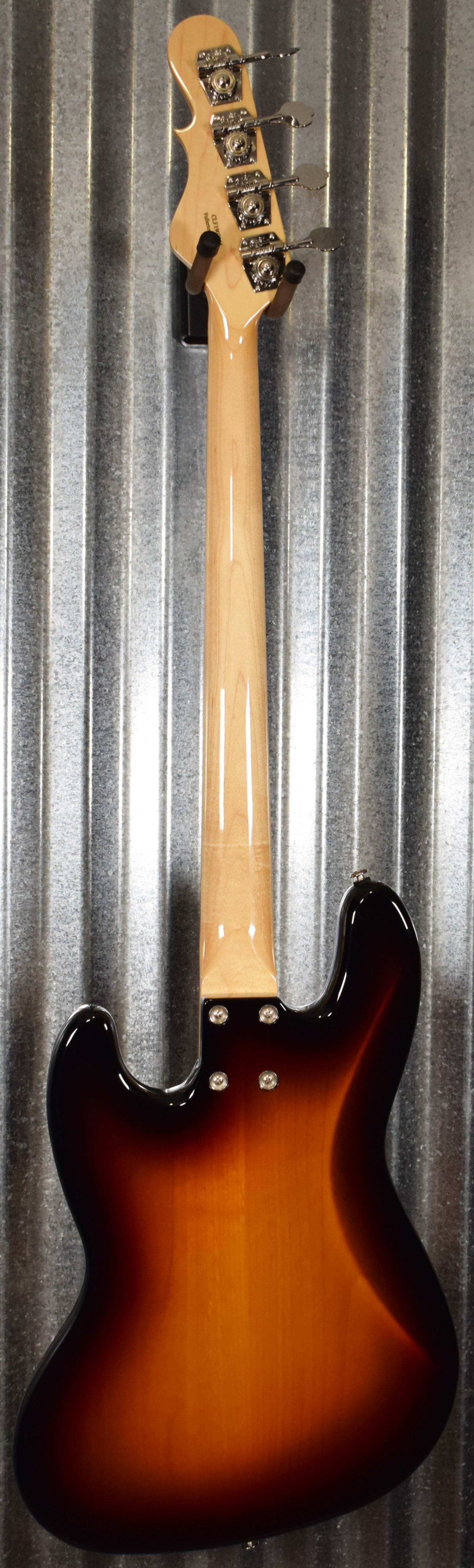 G&L USA Fullerton Deluxe JB 4 String Jazz Bass 3 Tone Sunburst & Case #2014