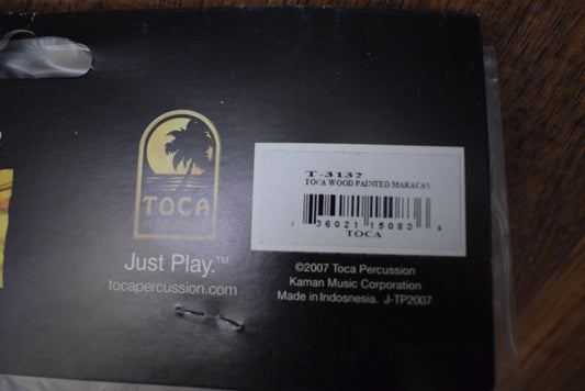 Toca T-3132 Hand Percussion Instruments Wood Painted Maracas