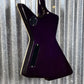 Westcreek Revenge Explorer Flame Transparent Purple Burst Guitar #0280 Used