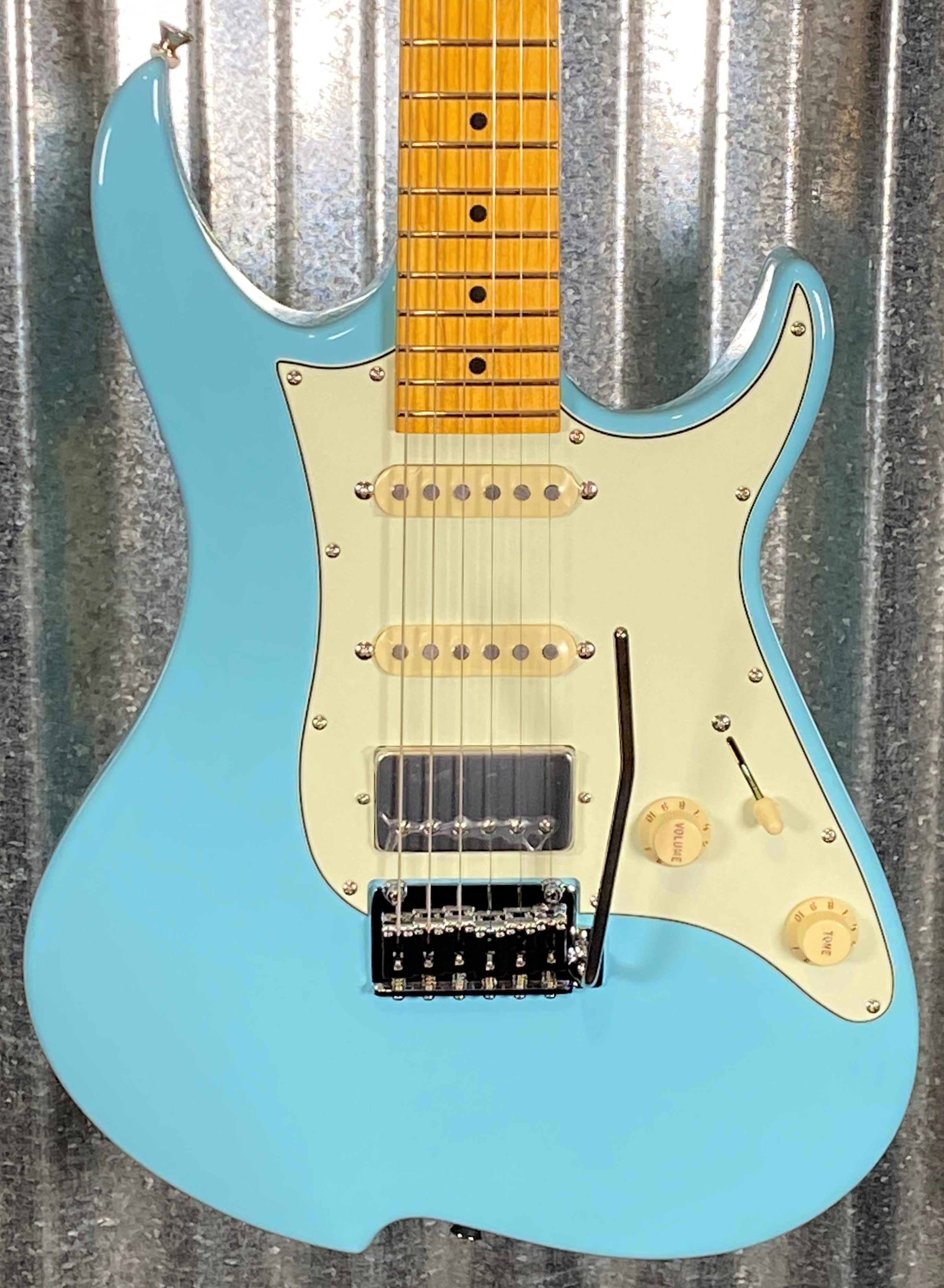 Vola OZ RV MF V3 VD MC Daphne Blue Guitar & Bag #3802 Demo