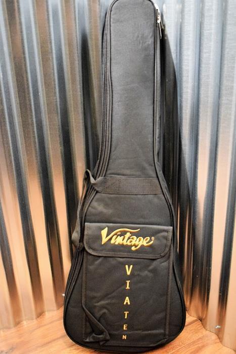 Vintage Viator VTR800PB-12 Paul Brett 12 String Acoustic Travel Guitar & Bag #71