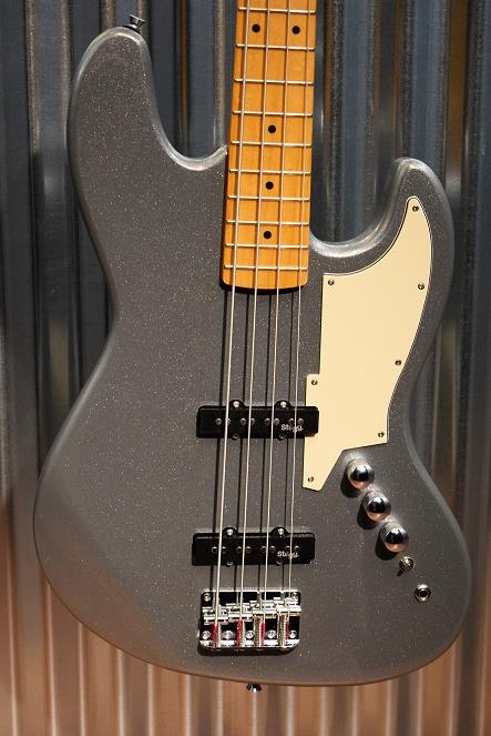 Stagg SBJ-50 Custom 4 String Jazz Bass GT Metallic Grey & Case