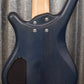 Warwick RockBass Corvette Basic Active 5 String Bass Ocean Blue & Bag #3620