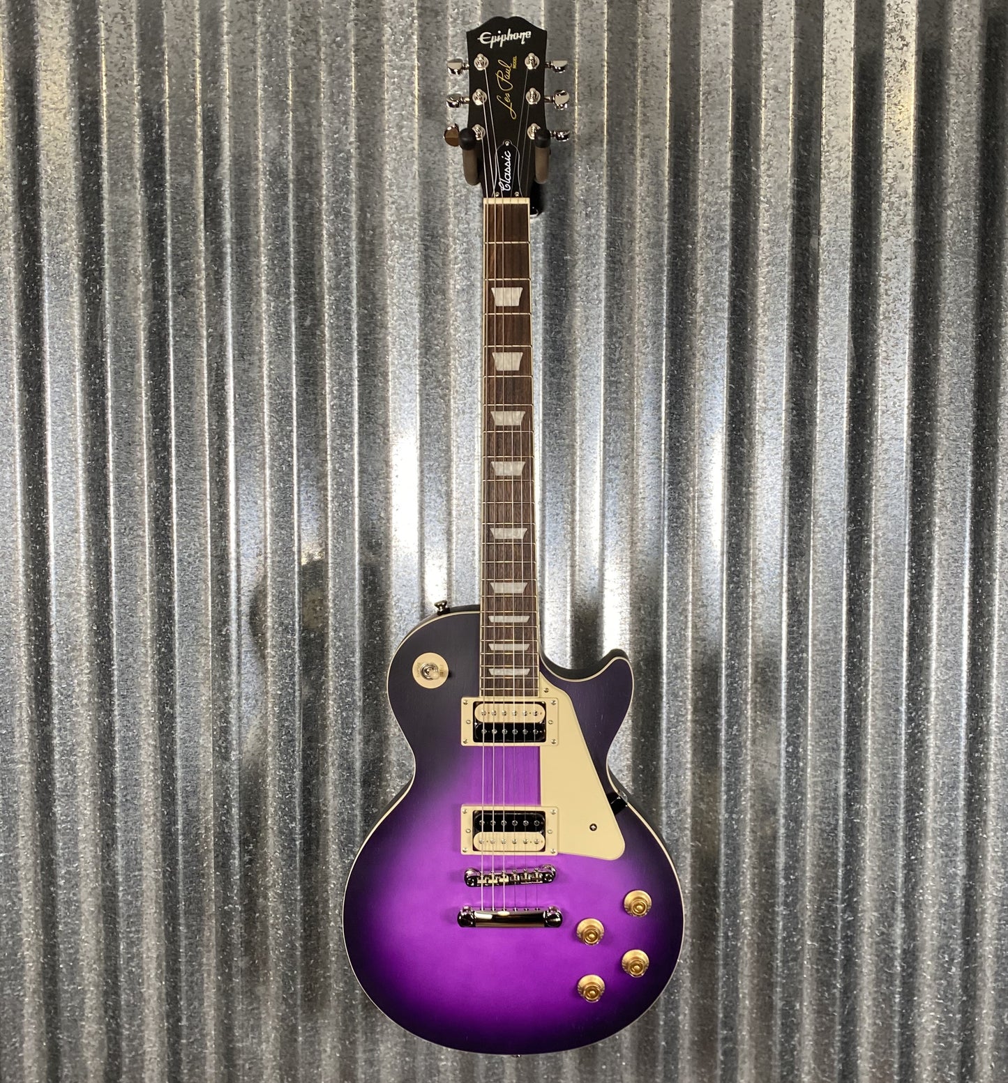 Epiphone Les Paul Classic Worn Violet Purple Burst #7709 Used