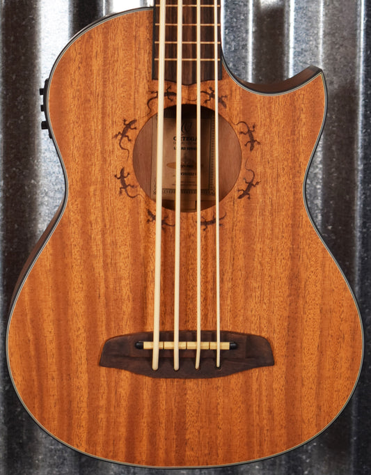 Ortega Lizzy Pro Acoustic Electric Fretless Ukulele U Bass & Bag #8215
