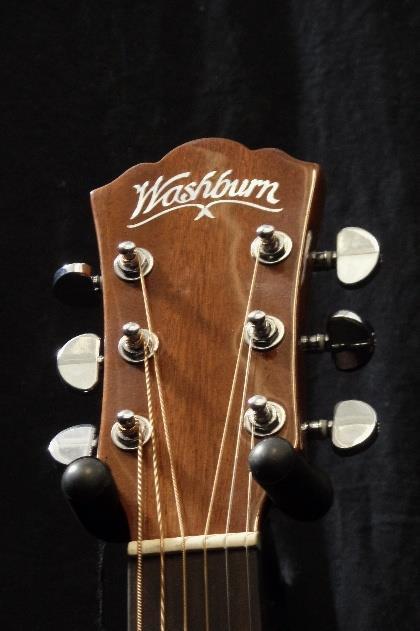Washburn WF5K Premium Top Folk Acoustic Guitar & Hardshel Case #0694