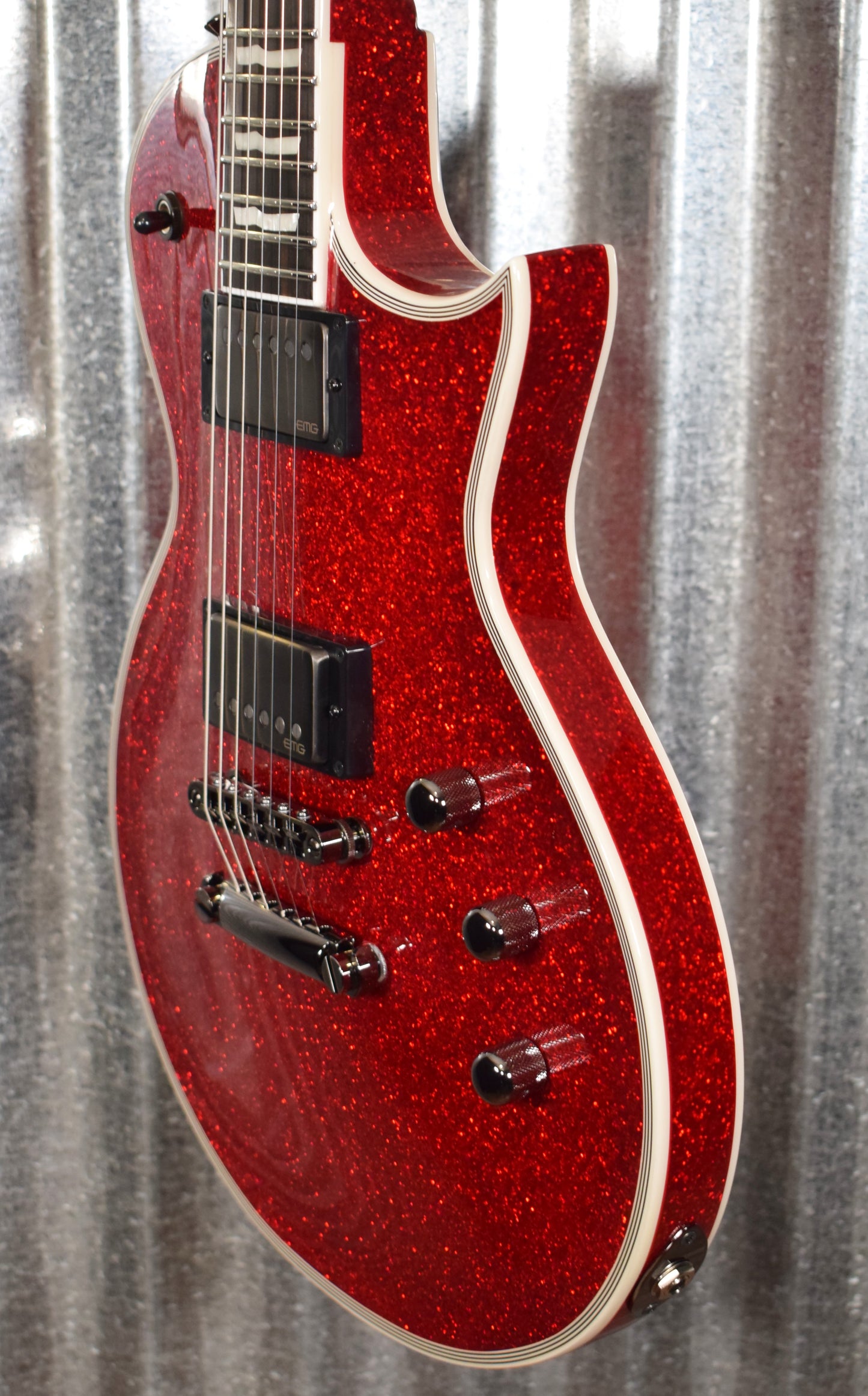 ESP E-II Eclipse DB Red Sparkle EMG Guitar & Case EIIECDBRSP Japan #ES8926193