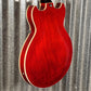 Westcreek 333 Semi Hollow Body 335 Transparent Red Guitar #0243 Used