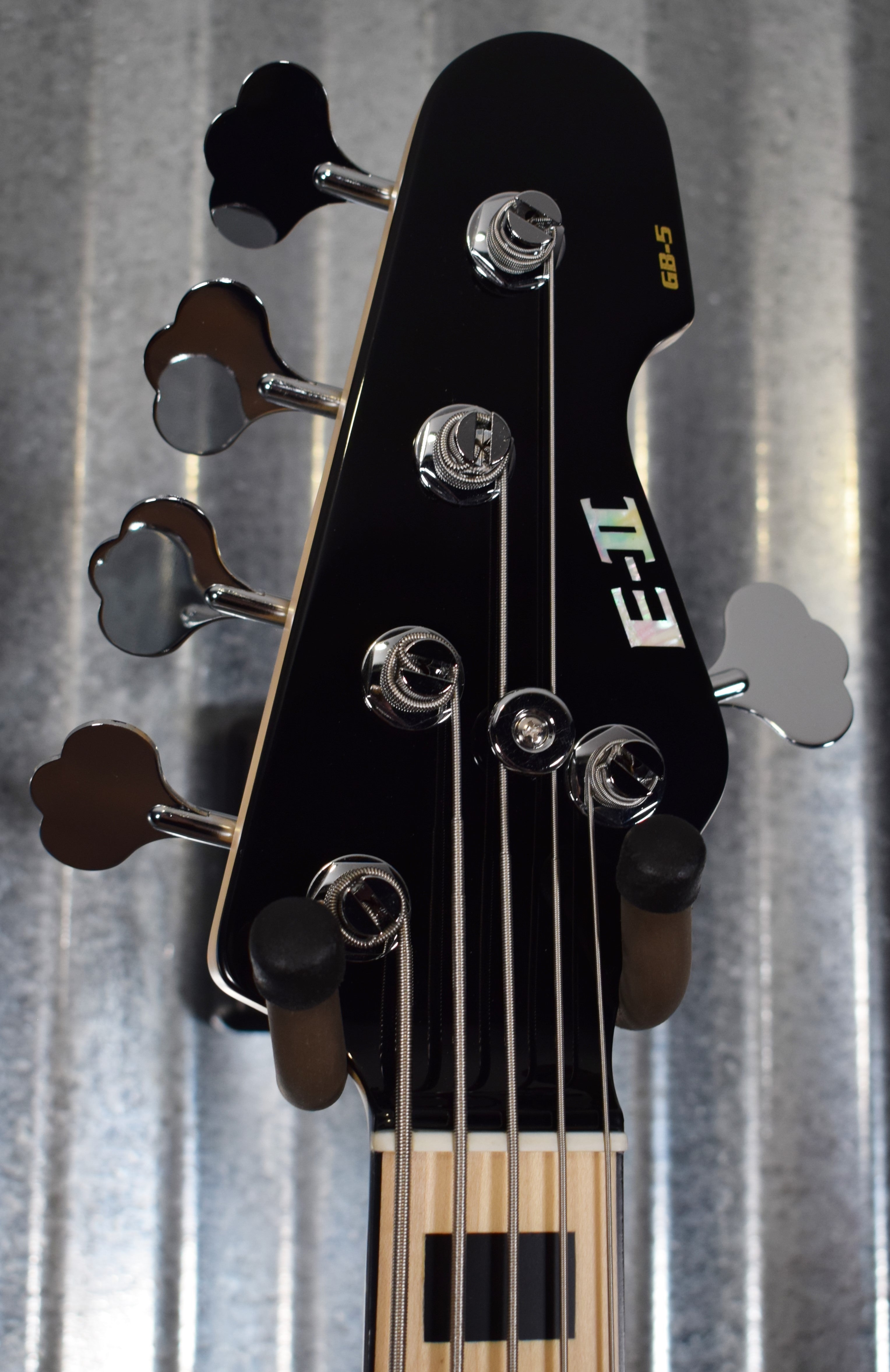 ESP E-II GB-5 5 String Bass Black Seymour Duncan & Case