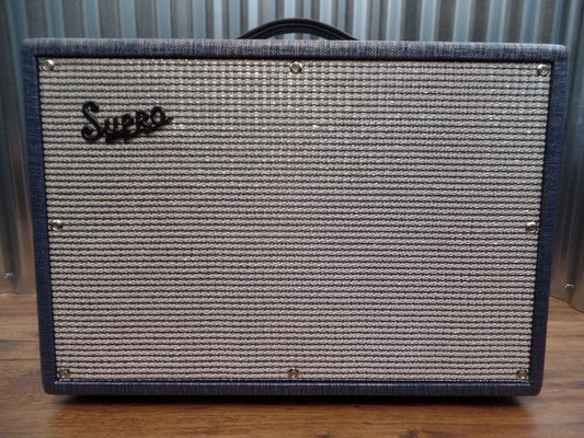 Supro USA 1650RT Royal Reverb 35/45/60 Watt All Tube 2x10 Combo Amplifier #0073