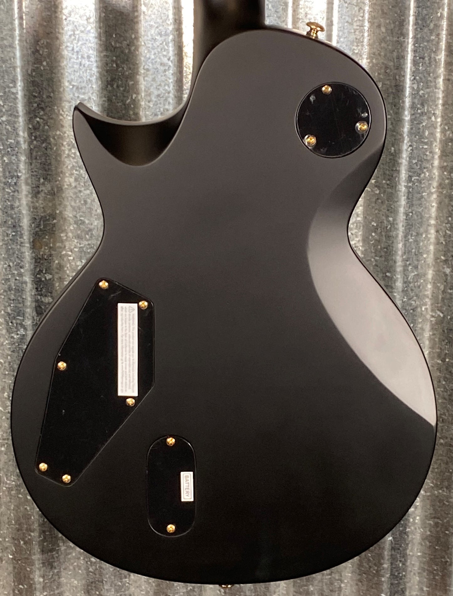 ESP LTD EC-1000 Eclipse EMG Vintage Black Guitar & Bag LEC1000VB #1240 Used
