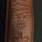 Levy's Leather DM1SG-BRN 2.5 Inch Gament Leather Guitar Strap Brown