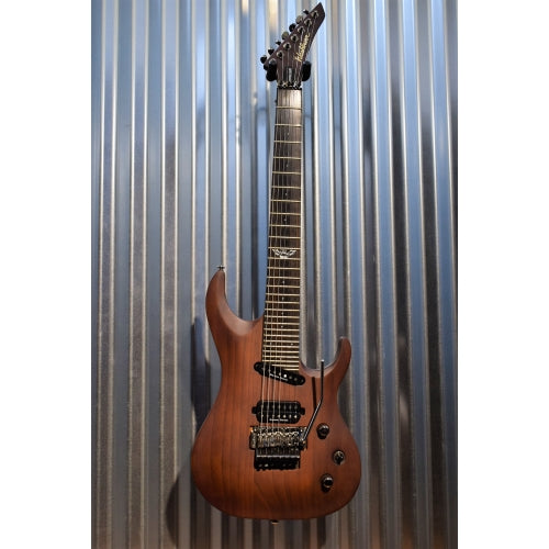 Washburn Parallaxe S29-7FR Dark Swamp Ash 7 String Carved Top 29 Fret Guitar #0205