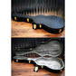 Hagstrom Tremar Viking Deluxe TRE-VIKDLX-BLK Black Semi Hollow Guitar & Case #0683