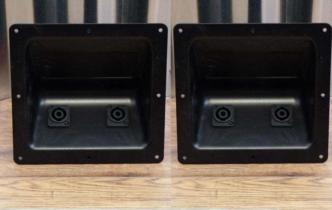 Wharfedale Pro Dual Speakon Wired Speaker Input Jack Plate Set of 2  Part #993