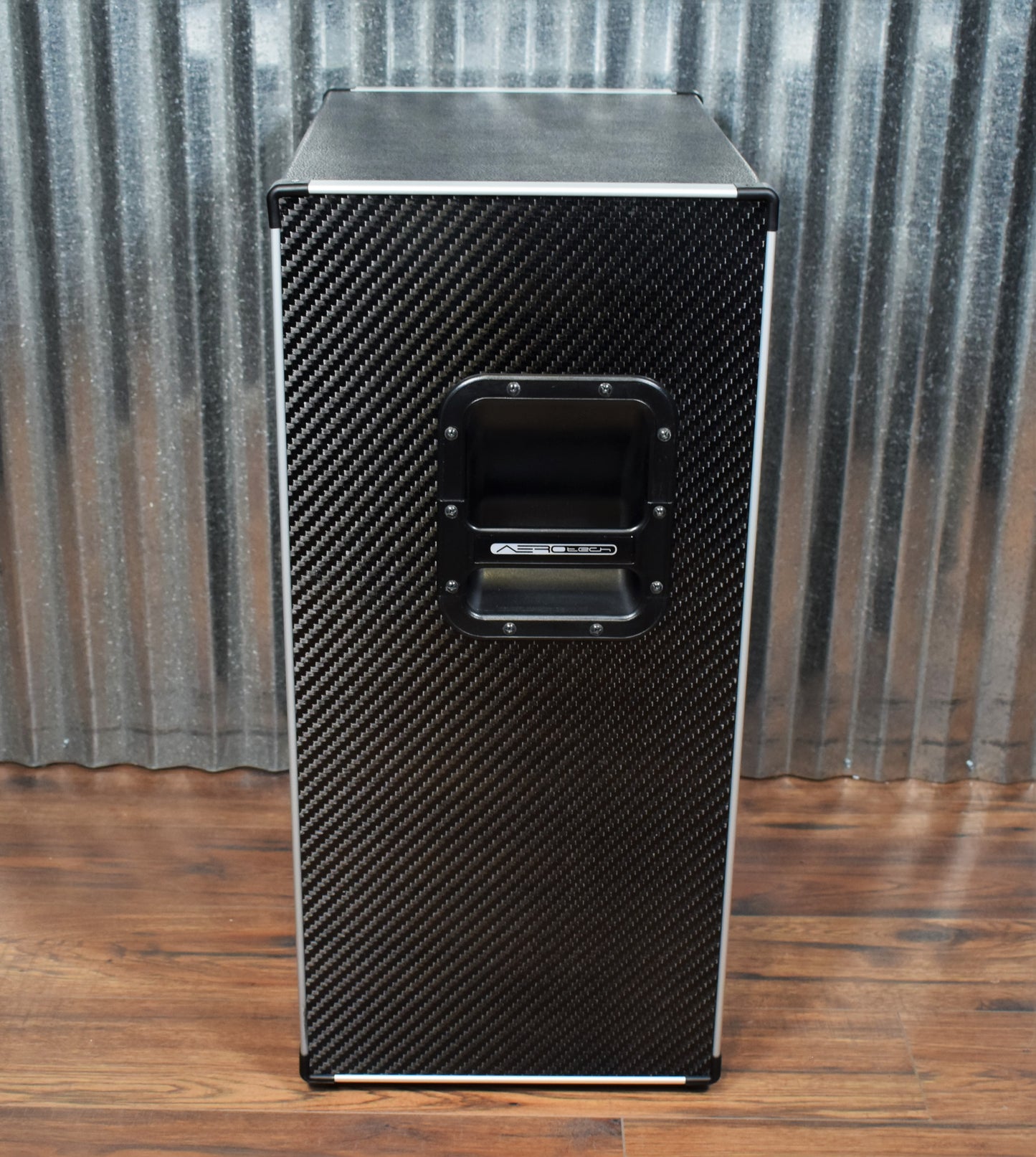GR Bass AT212 2x12" AeroTech Carbon Fiber Featherweight Bass Amplifier Speaker Cabinet Black 4 Ohm