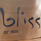 Dream Cymbals BRI22 Bliss Hand Forged & Hammered 22" Ride
