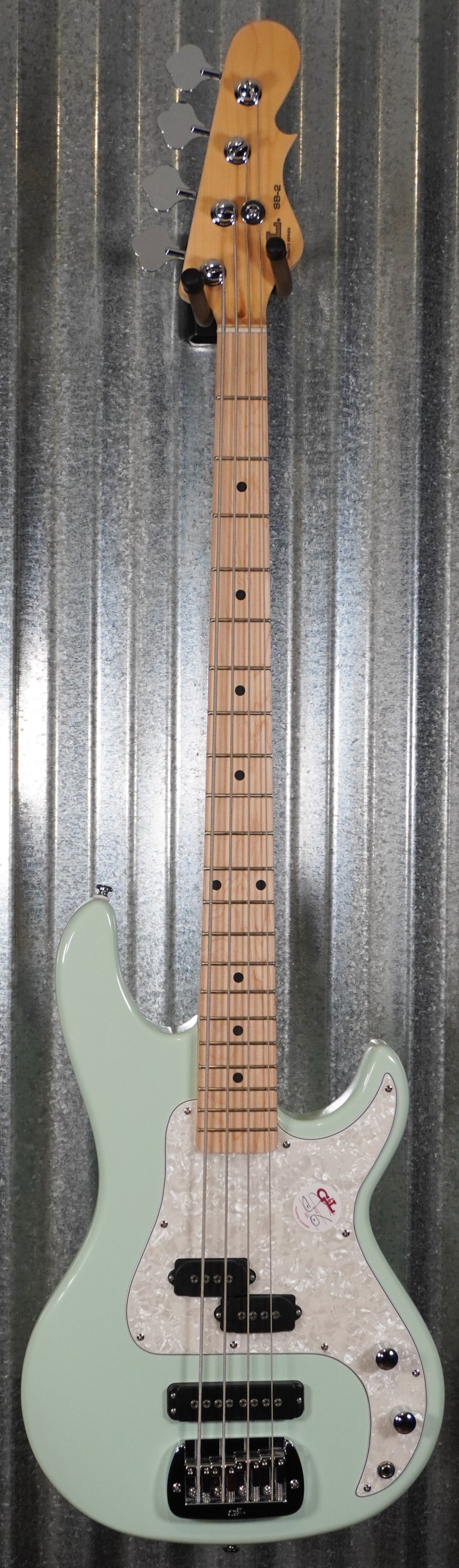 G&L Tribute SB-2 Poplar Surf Green 4 String Bass #1586 – Specialty Traders