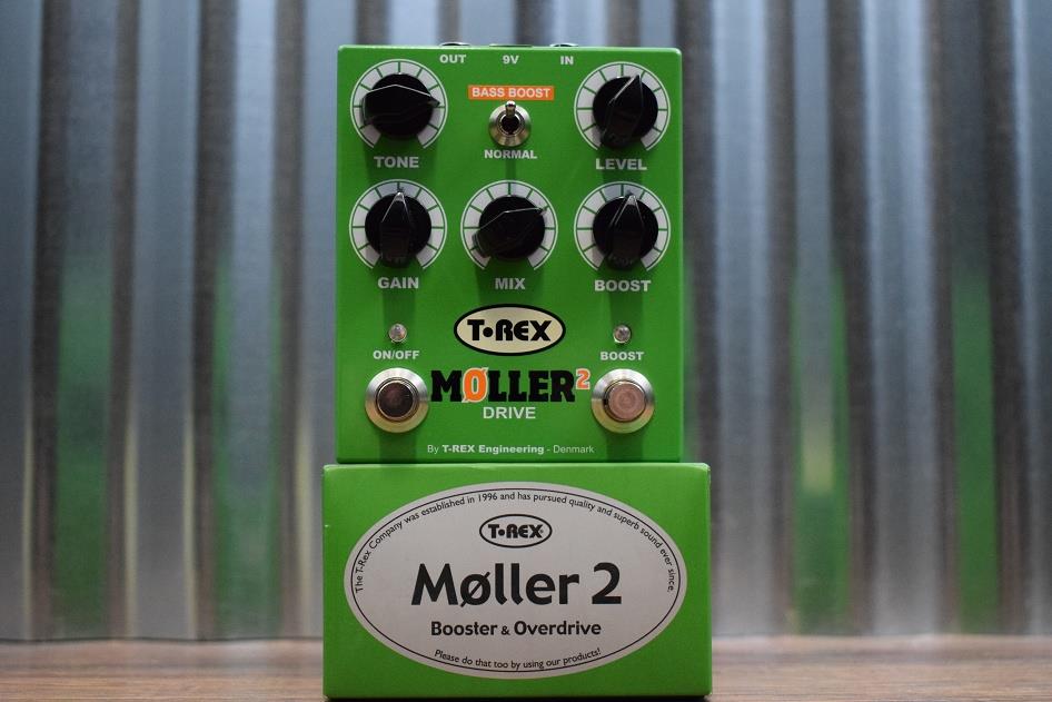 T-Rex Engineering Moller 2 Classic Overdrive & Boost Guitar Effect Pedal Demo