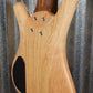 Warwick German Pro Series Corvette 6 String Active Bass Natural Ash & Bag #0121
