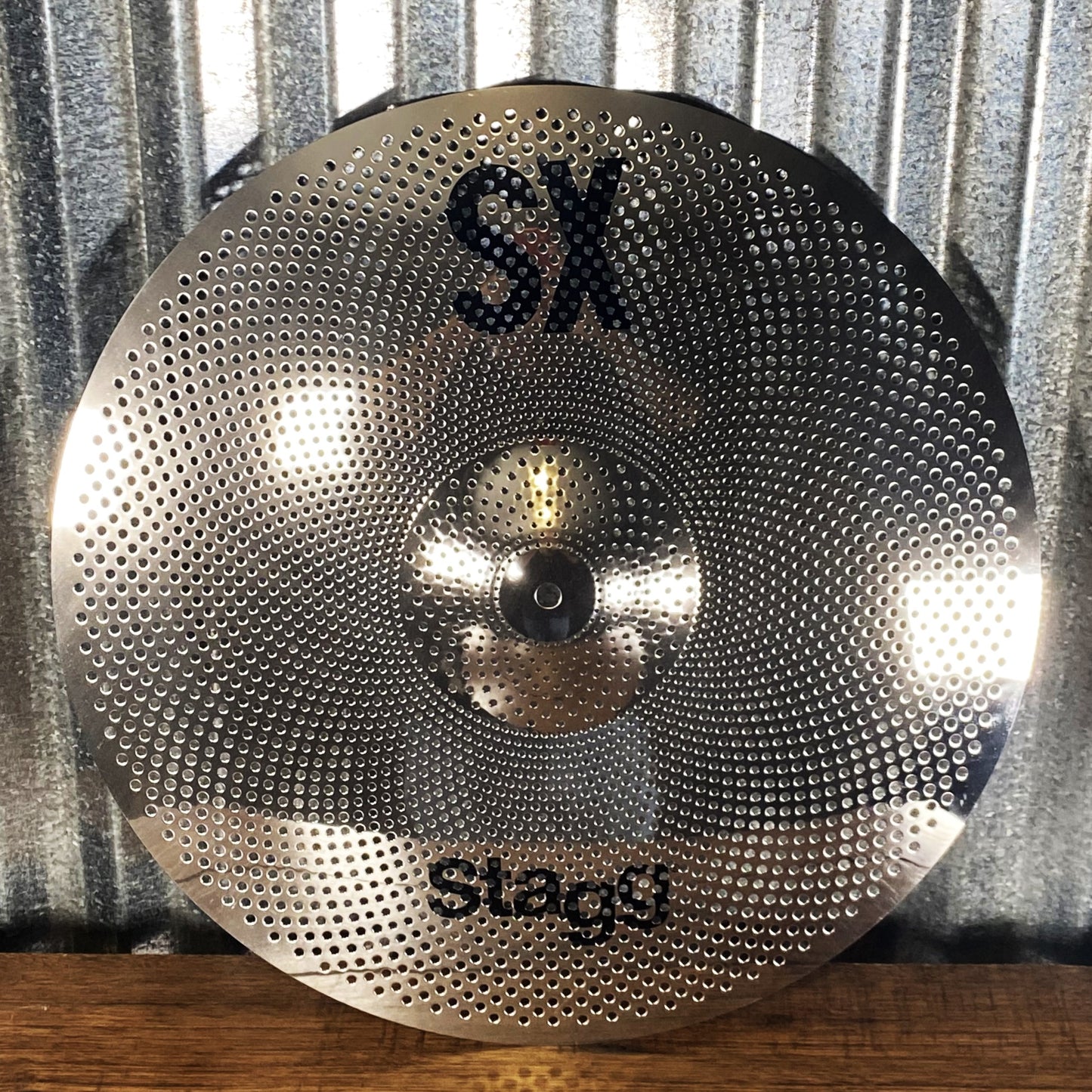 Stagg SXM Set Silent Practice Cymbal Set 16" Crash 18" Crash 20" Ride 14" Hi Hat & Bag