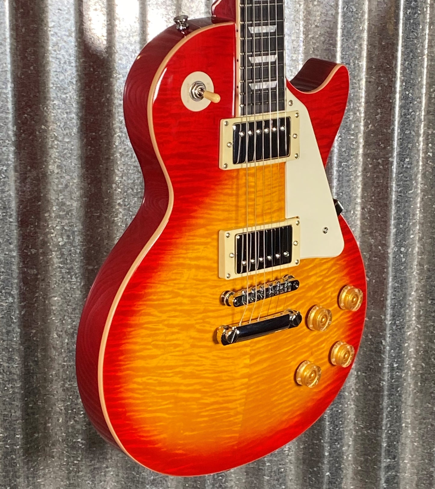 Smiger L-G9-P1 LP Electric Guitar Cherry Sunburst #0001