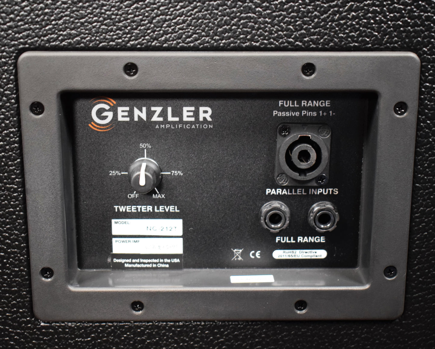Genzler NC-212T NU CLASSIC 2 x 12” & Tweeter 600 Watt 4 ohm Bass Amplifier Speaker Cabinet Demo