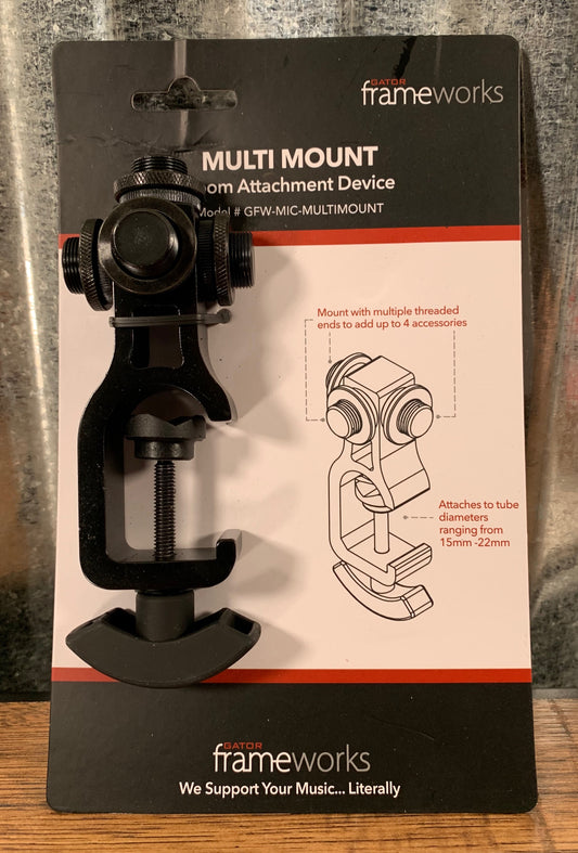 Gator Frameworks GFW-MIC-MULTIMOUNT Threaded Accessory Stand Mount