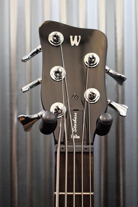 Warwick Rockbass Star Bass 5 String Semi Hollow Bass Gloss Black & Gig Bag #0516