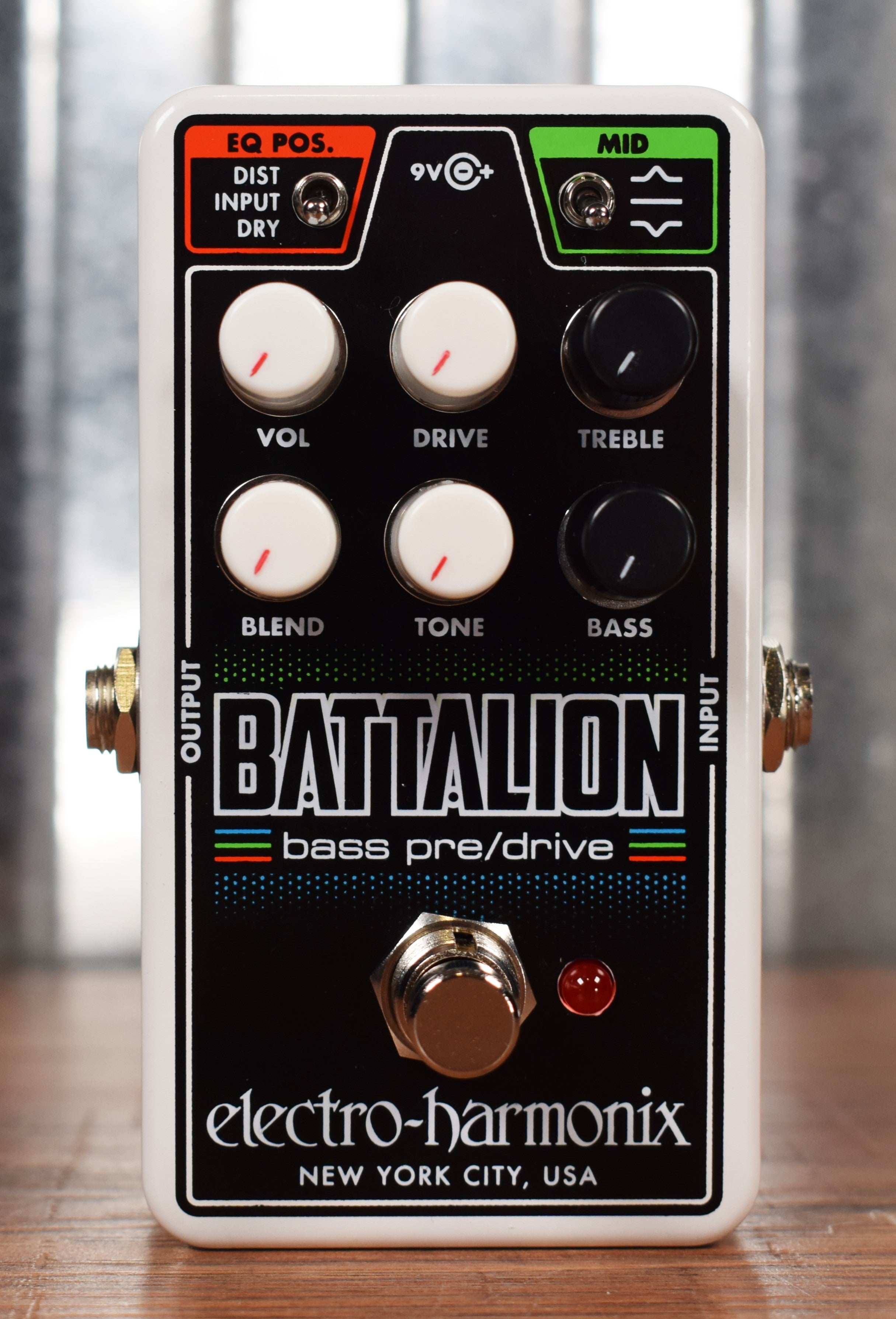 Electro-Harmonix EHX Nano Battalion Bass Preamp Overdrive Effect Pedal