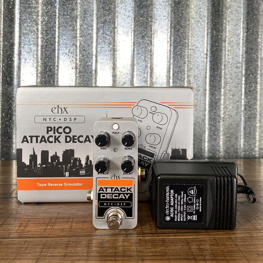 Electro-Harmonix EHX Pico Attack Decay Tape Reverse Simulator Guitar Effect Pedal