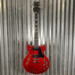 Westcreek 333 Semi Hollow Body 335 Transparent Red Guitar #0243 Used