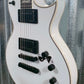 ESP LTD EC-1001T CTM Snow White Guitar & Bag LEC1001TCTMSW #0406 Demo