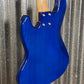 G&L USA JB-5 Clear Blue 5 String Jazz Bass Rosewood Satin Neck & Case JB5 #3175