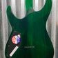 ESP LTD H-1001 Quilt See Thru Green Duncan Guitar & Bag LH1001QMSTG #1657 Demo