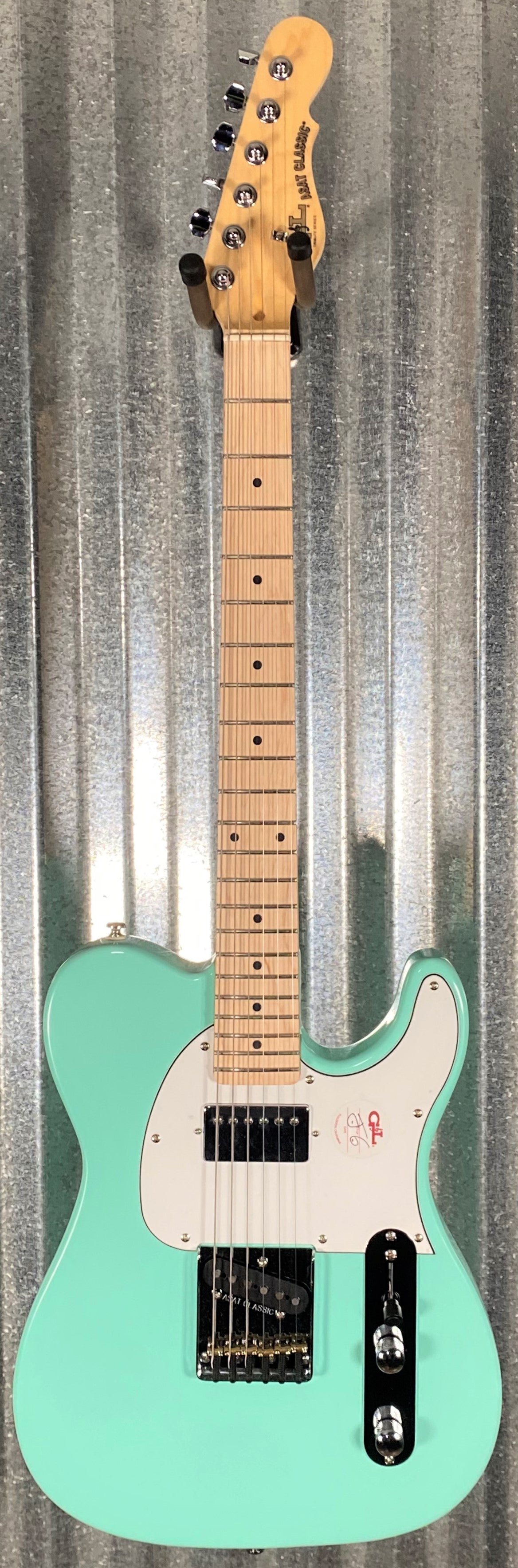 G&L Tribute ASAT Classic Bluesboy Mint Green Guitar #9892