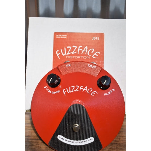 Dunlop JDF2 Fuzz Face Germanium Distortion Guitar Effect Pedal B Stock